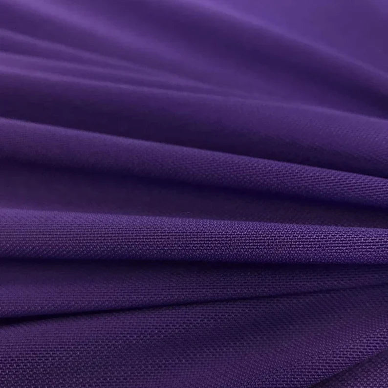 Power Mesh Fabric - Purple - Nylon Lycra Spandex 4 Way Stretch Fabric  58"/60" By Yard