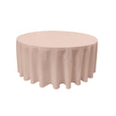 72" Round Drape Solid Tablecloth - Round Full Table Cover 3 Part Stitched Available in 84 Colors