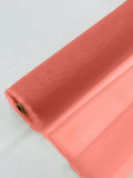 Illusion Mesh Sheer Fabric - Persimmon - 60" Wide Illusion Mesh Fabric Sold By The Yard