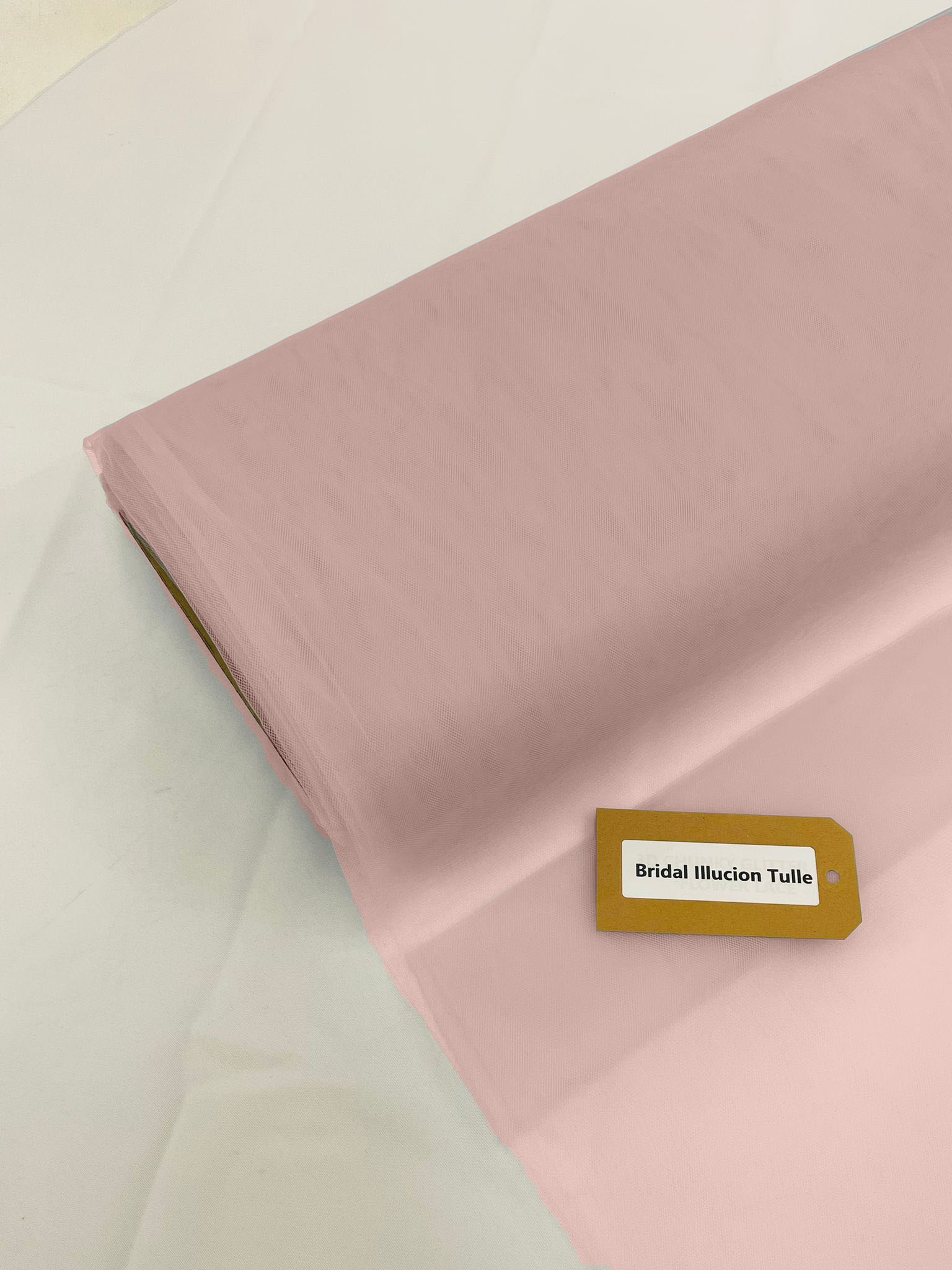 108" Tulle Illusion Fabric - Pink - Premium Tulle Polyester Fabric Sold By Roll of 50 Yards