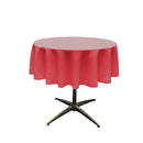 54" Solid Round Tablecloth - Over Lay Round Table Cover for Events Available in Different Sizes
