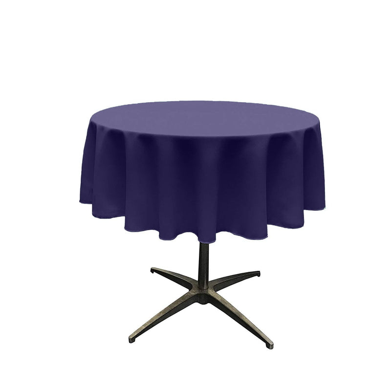 54" Solid Round Tablecloth - Over Lay Round Table Cover for Events Available in Different Sizes