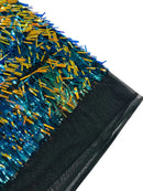 Sword Large Shiny Sequins - Rainbow Iridescent - Hanging Iridescent Sequins On Lace Fabric By Yard