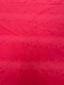 Snake Skin Spandex Fabric - Red - Matte Snake Print Stretch Costume, Legging Fabric By Yard