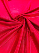 Mystique Foil Fabric - Red - 58/60" 4 Way Stretch Iridescent Foggy Foil Fabric Nylon/Spandex By Yard