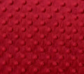 Minky Dimple Dot Fabric - Red - Soft Cuddle Minky Dot Fabric 58/59" by the Yard