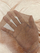 Chain Mesh Shiny Fabric - Rose Gold - Metallic Chainmail Faux Chain Fabric Sold By The Yard