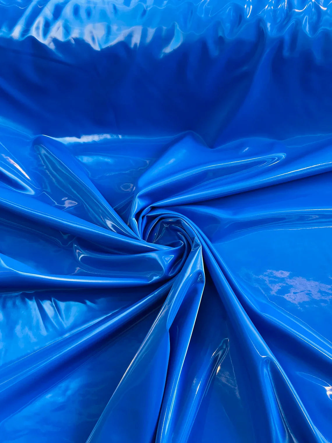 Latex Shiny Vinyl - 4 Way Stretch Milliskin Vinyl Spandex Latex Fabric Sold by Yard (Pick A Color)