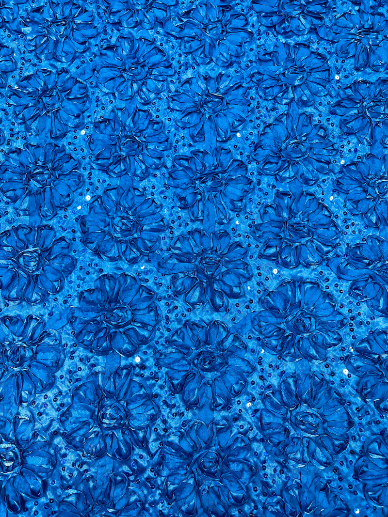 royal blue satin fabric