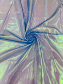 Pearl Iridescent Organza - Royal Blue - 58" Sheer Organza Fabric for Fashion, Decor, Craft By Yard
