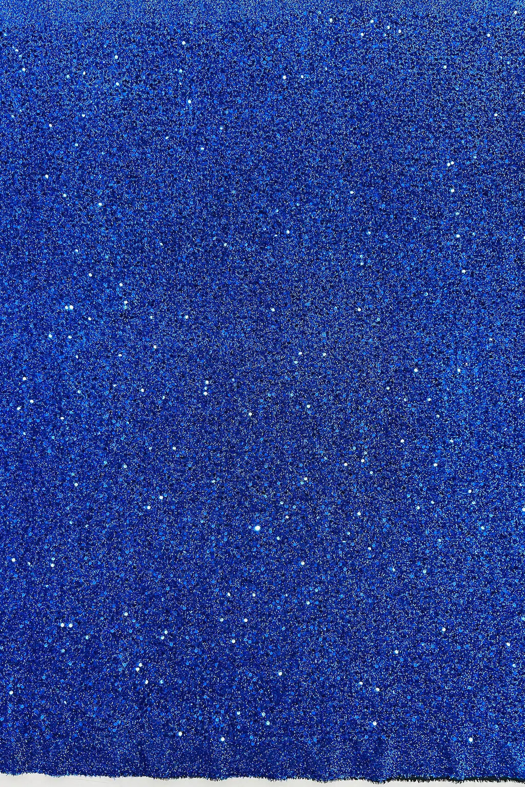 Sequins on Metallic Foil - Royal Blue - 5mm Sequins Confetti 2Way Stretch Spandex Fabric by yard