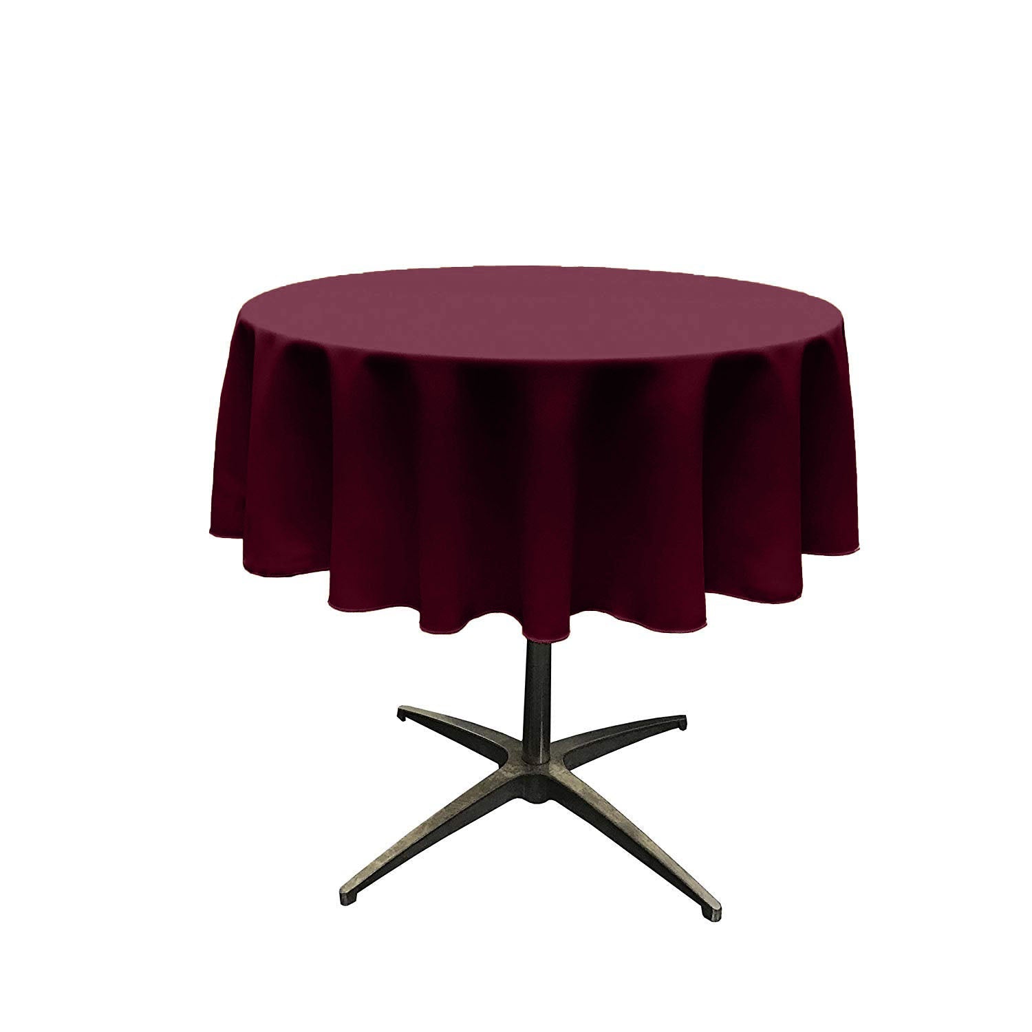 36" Solid Round Tablecloth - Over Lay Round Table Cover for Events Available in Different Sizes