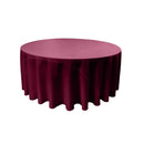 72" Round Drape Solid Tablecloth - Round Full Table Cover 3 Part Stitched Available in 84 Colors