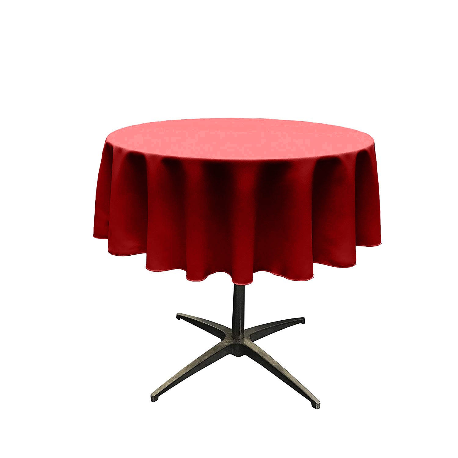 36" Solid Round Tablecloth - Over Lay Round Table Cover for Events Available in Different Sizes