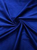 Polyester Dupioni Silk Fabric - 60" Multi-Use Silk Dupioni Polyester Fabric Sold By The Yard