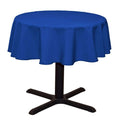 Round Tablecloth - Royal Blue - Round Banquet Polyester Cloth, Wrinkle Resist Quality (Pick Size)