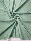 Shimmer Glitter Fabric - Sage Green - Luxury Sparkle Stretch Solid Fabric Sold By Yard