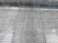 Crocodile Faux Leather Vinyl - Silver - Fabric 3D Scales Vinyl Crocodile Sold By Yard
