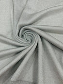 Chain Mesh Shiny Fabric - Silver - Metallic Chainmail Faux Chain Fabric Sold By The Yard