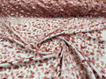3D Butterfly Design Lace - Skin - Embroidered Lace with 3D Butterfly Design By Yard