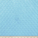 Minky Dimple Dot Fabric - Sky Blue - Soft Cuddle Minky Dot Fabric 58/59" by the Yard