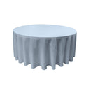 120" Round Drape Solid Tablecloth - Round Full Table Cover 3 Part Stitched Available in 84 Colors