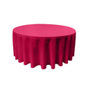 90" Round Drape Solid Tablecloth - Round Full Table Cover 3 Part Stitched Available in 84 Colors
