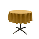 58" Solid Round Tablecloth - Over Lay Round Table Cover for Events Available in Different Sizes