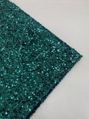 Stretch Velvet Sequins Fabric - Teal - Velvet Sequins 2 Way Stretch 58/60” By Yard