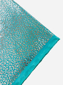 Cheetah Design Spandex Fabric - Tiffany / Silver - 58/60" Animal Print 4 Way Stretch Fabric By Yard