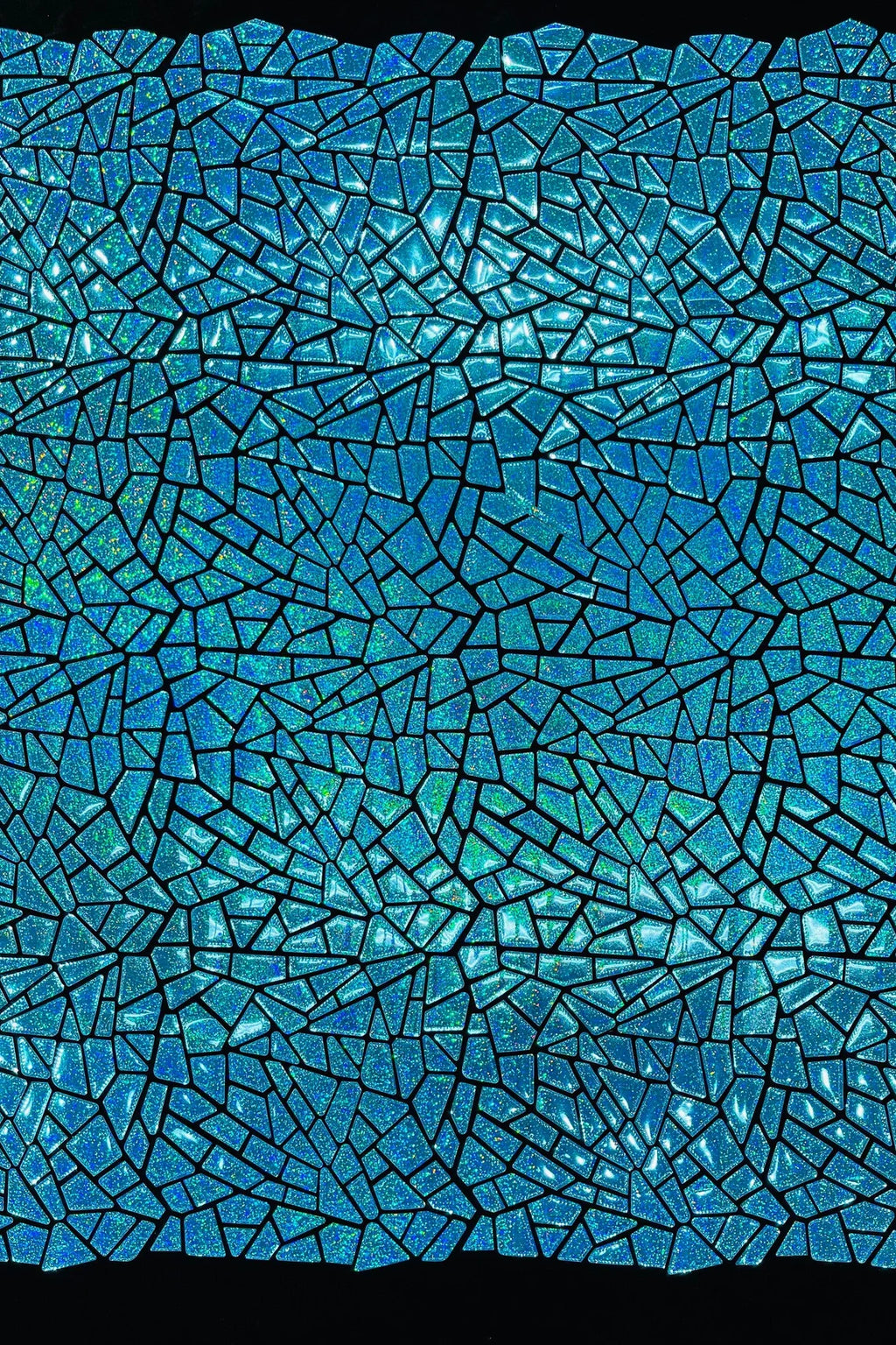 Mirror Sequins Velvet Fabric - Turquoise - Large Shiny Mirror Cut Sequins By Yard