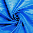 54" Crushed Taffeta Fabric - Turquoise - Crushed Taffeta Creased Fabric Sold by The Yard