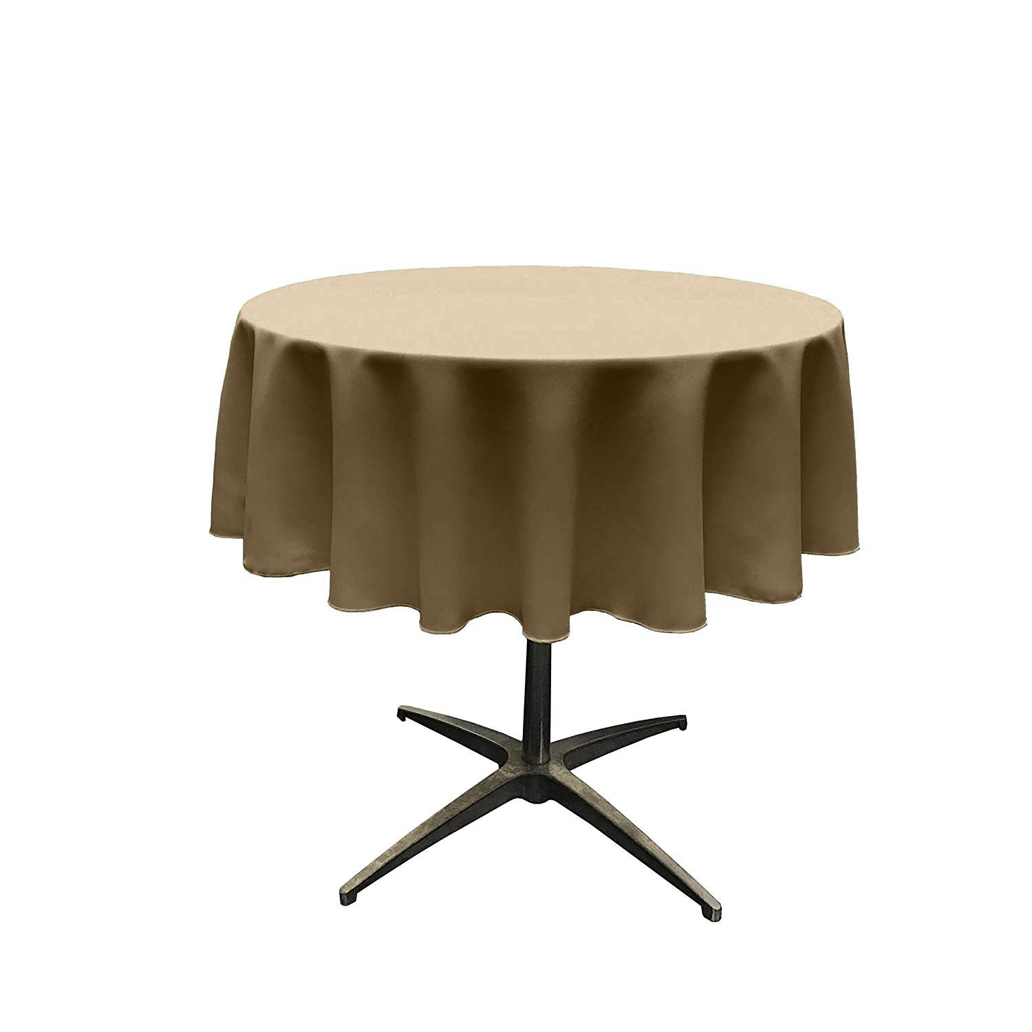 36" Solid Round Tablecloth - Over Lay Round Table Cover for Events Available in Different Sizes