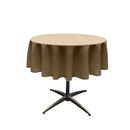 36" Solid Round Tablecloth - Over Lay Round Table Cover for Events Available in Different Sizes