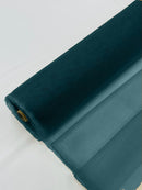 Illusion Mesh Sheer Fabric - Teal - 60" Wide Illusion Mesh Fabric Sold By The Yard