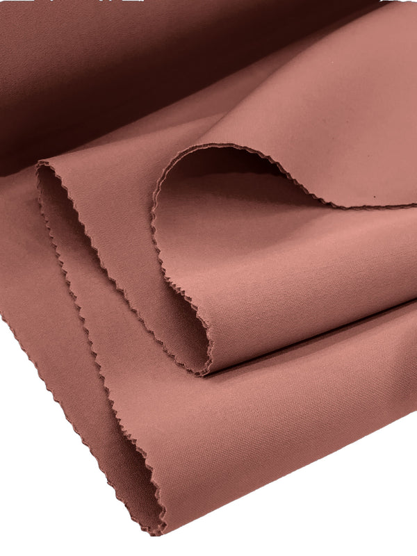 Super Techno Scuba Fabric - Terracotta - 2mm Neoprene Scuba Spandex Fabric Sold By Yard