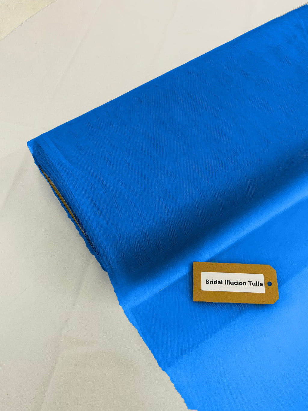 108" Tulle Illusion Fabric - Turquoise - Premium Tulle Polyester Fabric Sold By Roll of 50 Yards