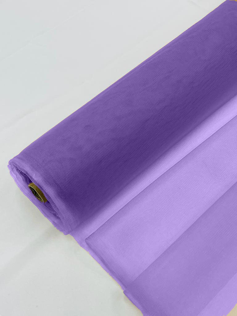 Illusion Mesh Sheer Fabric - Violet - 60" Wide Illusion Mesh Fabric Sold By The Yard