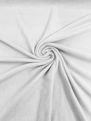 58" Soft Solid Polar Fleece Fabric - White - Anti-Pill Soft Polar Fleece Fabric Sold by Yard