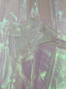 Pearl Iridescent Organza - White - 58" Sheer Organza Fabric for Fashion, Decor, Craft By Yard