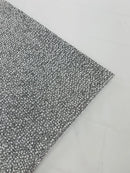 Sequins on Metallic Foil - White on Silver - 5mm Sequins Confetti 2Way Stretch Spandex Fabric by yard