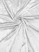 Crushed Stretch Panne Velvet Velour Fabric - 58"/60 Stretch Crushed Panne Velvet Fabric By Yard