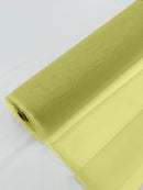 Illusion Mesh Sheer Fabric - Yellow  - 60" Wide Illusion Mesh Fabric Sold By The Yard