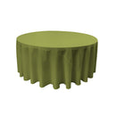 72" Round Drape Solid Tablecloth - Round Full Table Cover 3 Part Stitched Available in 84 Colors