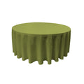 108" Round Drape Solid Tablecloth - Round Full Table Cover 3 Part Stitched Available in 84 Colors