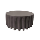 108" Round Drape Solid Tablecloth - Round Full Table Cover 3 Part Stitched Available in 84 Colors