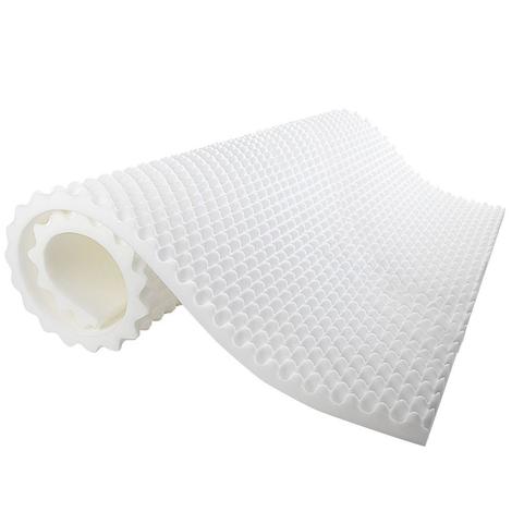 2.5" X 24 X 72" - Acoustic Foam White Egg Crate Panel Studio Soundproofing Foam Wall Panel