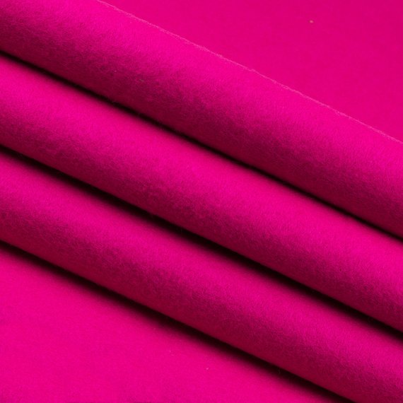 Flic Flac - 72" Wide Acrylic Felt Fabric -Fuschia -  Sheet For Projects Sold By The Yard