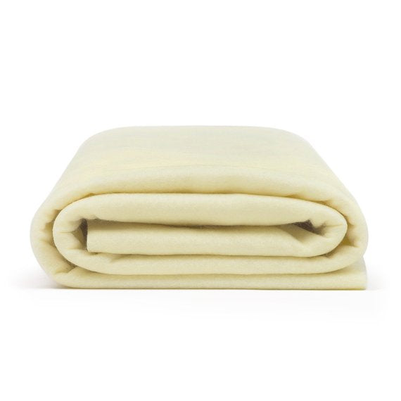 Flic Flac - 72" Wide Acrylic Felt Fabric - Ivory -  Sheet For Projects Sold By The Yard