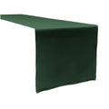Table Runner ( Hunter Green ) Polyester 12x72 Inches Great Quality Tablecloth for all Occasions
